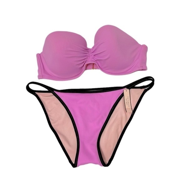 Victoria Secret Swim Bikini Sz 34D - Picture 1 of 10